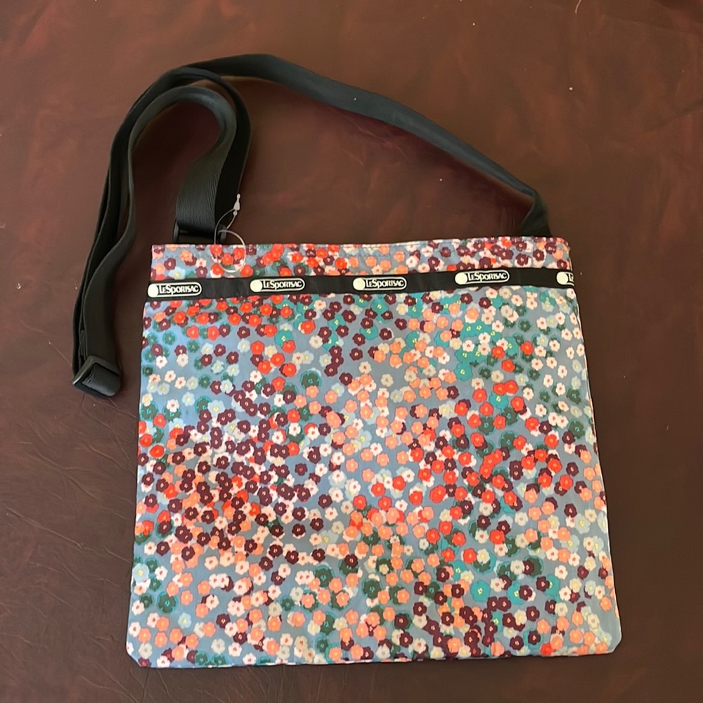 LeSportsac Madison slim crossbody botanical waterfall bag.  NWOT